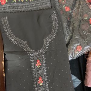 Chudidhar Material Georgette Chiffon