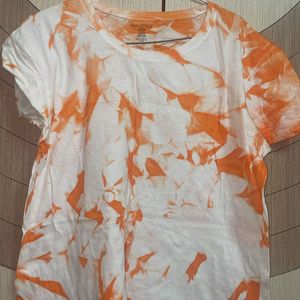 Orange TieDie Tshirt