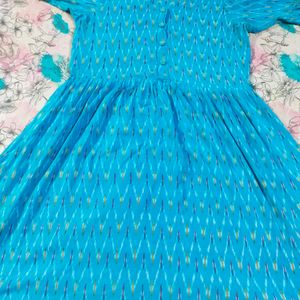 Two Beutyfull Frock cutting Anakali Black Nd Blue