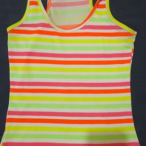 Multi Color Stripped Tank Top