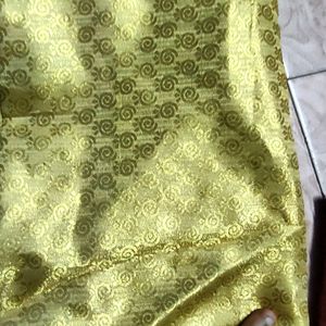 Golden Colour Blouse Cloth