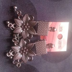 Black Metal Earrings