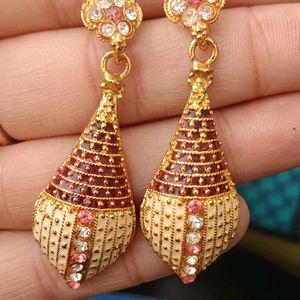 Golden Hanging Earrings