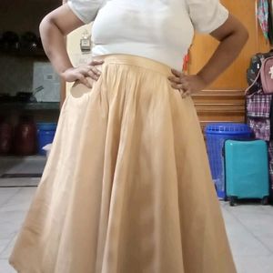 Long Flare Skirt