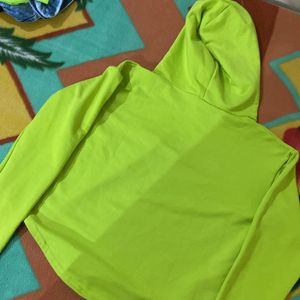 Neon Color Hoodie Top For Women💚💛