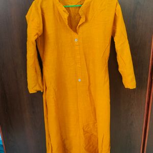 Yellow Formal Kurti