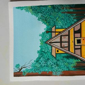 Cottage Painting (Sheet)