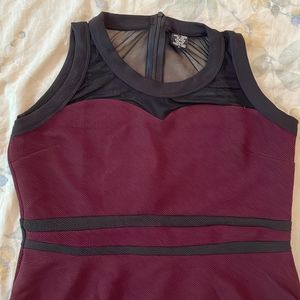 Maroon Dress