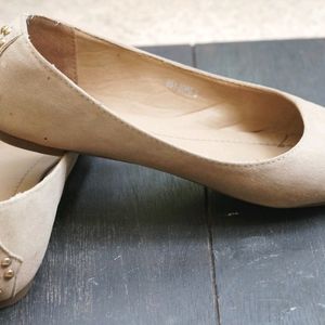 Marie Claire Suede Ballerinas