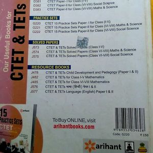 Competitive Exam Book For CTET