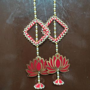 Beautiful Lotus Door Hangings