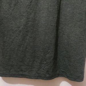 Grey Full Sleeves Active Wear Tee