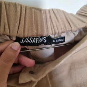 SASSAFRAS Beige Cargo Pants