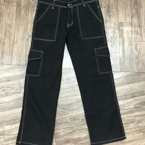 Black 30 Girls Cargo Jeans