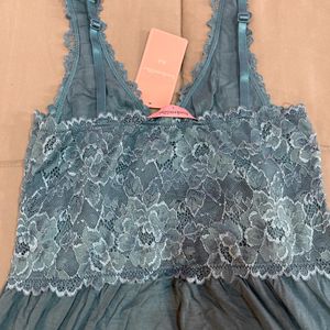 HunkemollerNora Lace Slip Dress