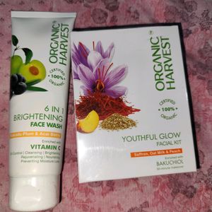 Combo Of Organic Harvest and Facial Kit