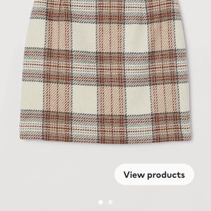 Short Wool Blend Skirt