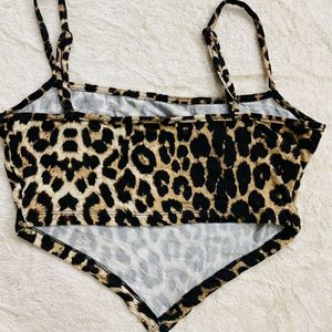 Cheetah Print Napkin Top