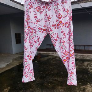 Floral Pant For Kurtis