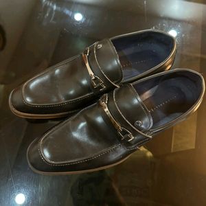 ALLEN SOLLY new Black Men Loafers