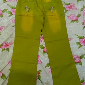 Lime Green Jeans