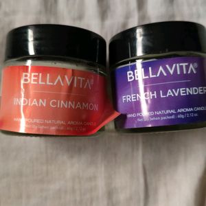 Scented Candles - Bellavita Cinnamon And Lavender