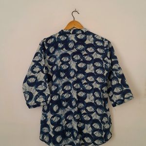 Navy Blue Casual Top (Women's)