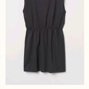 H&m Charcoal Black Jersey Dress