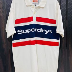 New White Super dry Tshirt