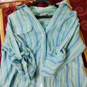 Sky Blue Color Shirt Formal / Daily Wear