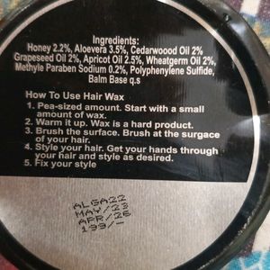 Hair Wax Brand New