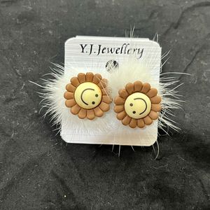 Sunflowers Earrings For Kids