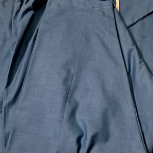 Mens Blue Pathani Kurta Amd Pyjama 42-44