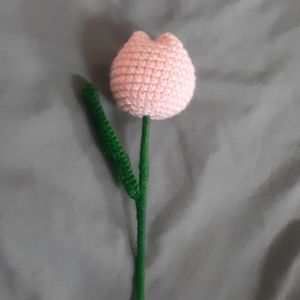 Pink Crochet TULIP