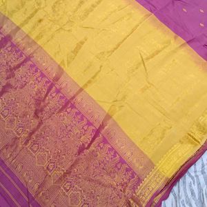 pure Kanchi pattu saree