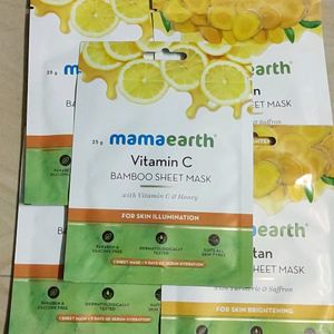 Pack Of 5 Mamaearth Sheet Mask