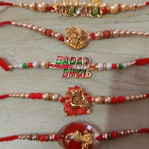 Premium Quality Rakhi Combo Of 7 For Bhaiya