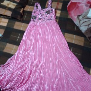 Barbie Gown In Pink Colour