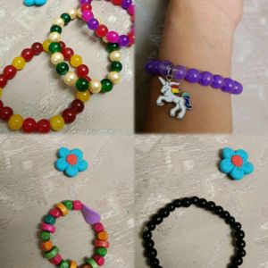 Multicolored Bracelet Combo Of 6