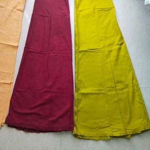 3 Skirts/Peticots For Saree