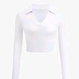 Women Stylish Collar Top