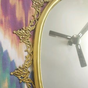 Gold Plated Wall Mirror With No Defects