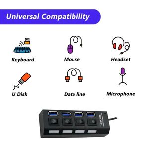 Mobile Adapter USB 4 Port Multiport Extension Char