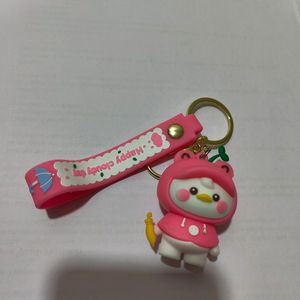 Cute Pink Keychain