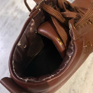 Men Trendy Brown Color Top Rise Shoe