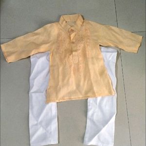 Chikankari Kurta Pajama Set (6-9 Months)