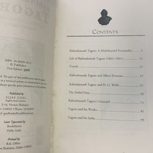 Rabindranath Tagore Book