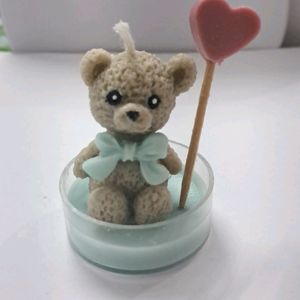 Cute Teddy Bear Candle Set 2 For Return Gifts