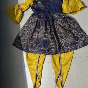 Beautiful Dhoti Shalwar And Frock For 2 To 3 Years