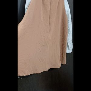 Nude Korean Skater Dress